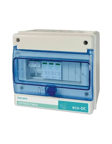 Cuadro de protección para instalaciones fotovoltaicas 5 strings / 5 MPPT ECO-DC-5INV TOSACNO | ADAJUSA