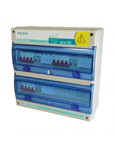 Cuadro de protección para instalaciones fotovoltaicas 1 string / 1 MPPT ECO-DC-1INV-s TOSACNO | ADAJUSA