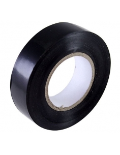 Cinta aislante negra de19mmx0,13mm carrete de 10m | ADAJUSA