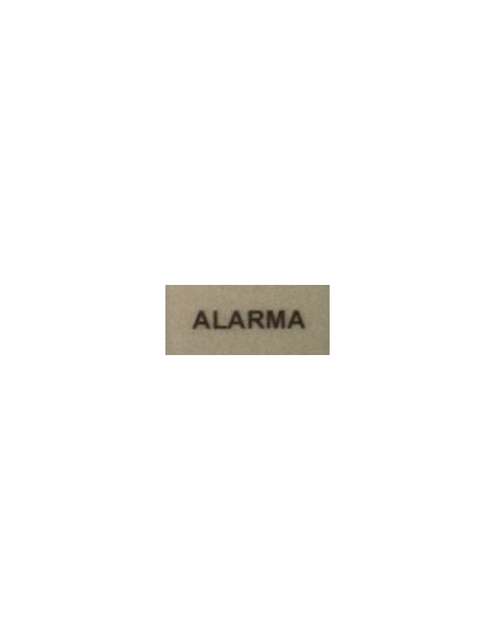Etiqueta "ALARMA"