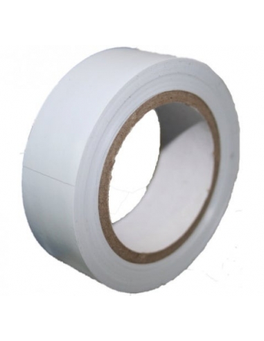 White insulating tape 19mmx0.13mm reel of 10m | ADAJUSA