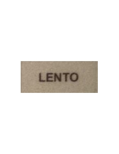 Etiqueta "LENTO"