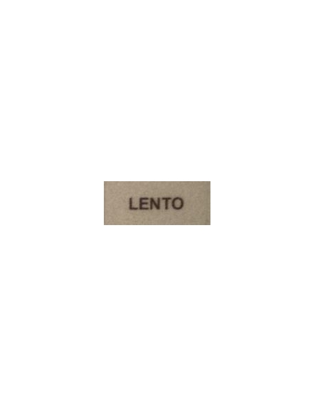 Etiqueta "LENTO"