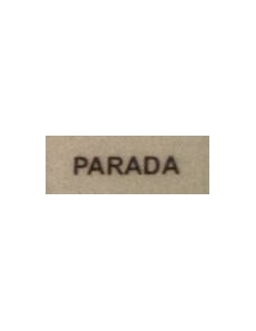 Etiqueta "PARADA"