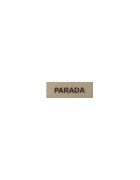 Etiqueta "PARADA"