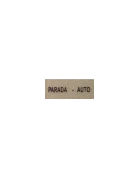 Etiqueta "PARADA-AUTO"