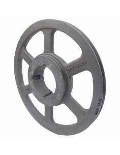 Polea correa trapecial SPZ 250x1 ranura taper T2012 - ADAJUSA