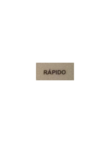 Etiqueta "RAPIDO"