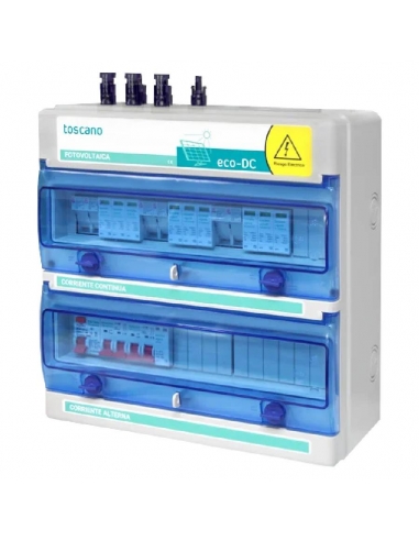 Cuadro de protección para instalaciones fotovoltaicas 3 strings / 3 MPPT ECO-DC-INV-AC TOSCANO | ADAJUSA