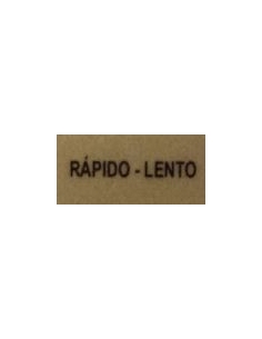 Label "RAPIDO-SLOW"
