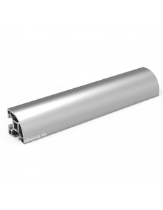 Perfil aluminio 30x30 curvado