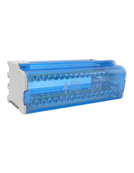 Bipolar connection distributor 17 outputs 40A | Adajusa