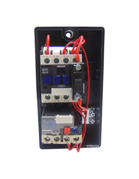 Stop switch box contactor + thermal relay 0.4-0.63A | Adajusa