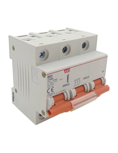 MCB circuit breaker 3 poles 63A 10kA (3x63A) -  LS