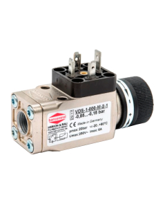 Vacuostato regulable de 1/4 con conector - ADAJUSA