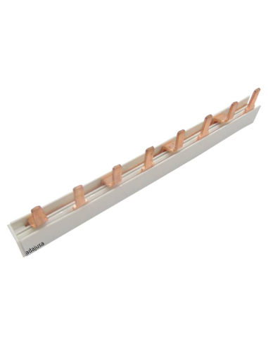 Electric connection comb 2 poles 63A strip 1 meter