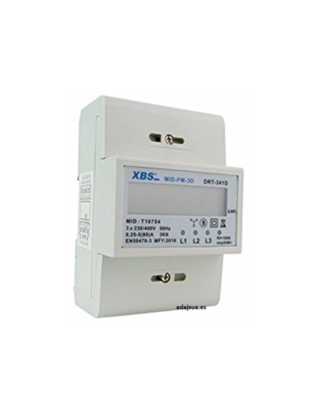 Contador de energía eléctrica trifásico