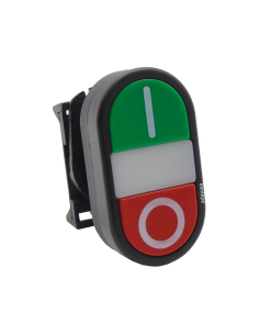 Cabeza pulsador doble verde rojo luminoso - Giovenzana