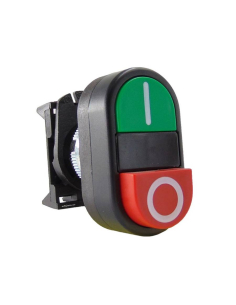 Cabeza pulsador doble verde rojo saliente PPDN - Giovenzana adajusa