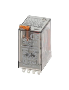 Relé  4 contactos 7A, 24Vdc FINDER serie 55