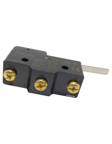 Final de carrera palanca larga (microrruptor) LS15GW-B | Adajusa