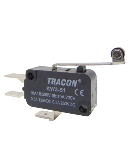 Microrruptor palanca roldana larga KW3-51 | Adajusa