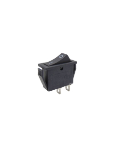 Black switch 16A-250V 28x10mm Tes Series | Adajusa