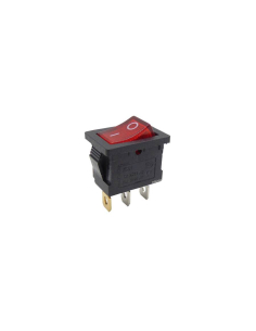 Interruptor rojo luminoso 16A-250V 19.2x13mm Serie Tes | Adajusa