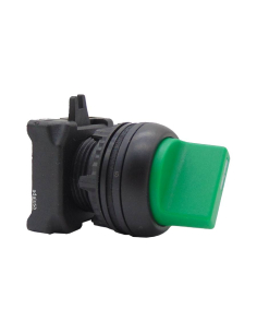 Cabeza selector 2 posiciones verde - EMS | Adajusa