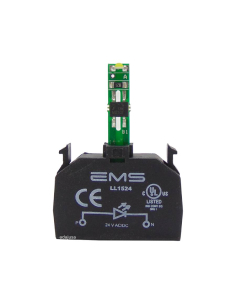 Bloque portalámparas con Led integrado 24Vac/dc - EMS | Adajusa 2