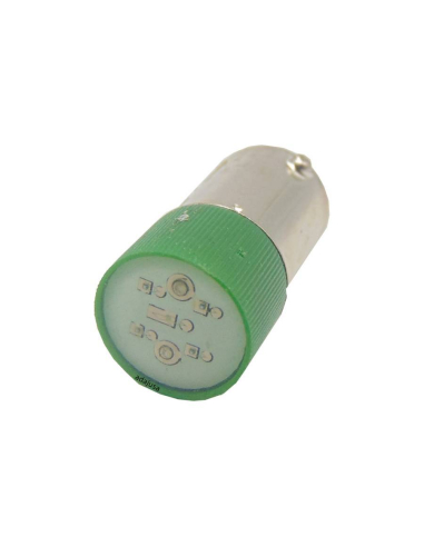 Green LED bulb Ba9s 400 Vac | ADAJUSA