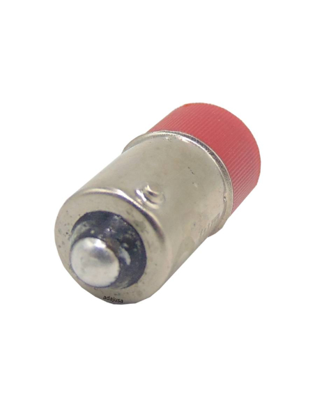 Red LED bulb Ba9s 400 Vac | ADAJUSA