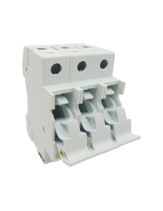 Base portafusible 3 polos 8x32 20A para montaje en carril DIN precio| ADAJUSA | precio
