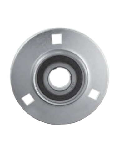 Stamped sheet metal round support BPP with bearing SA203 | Adajusa