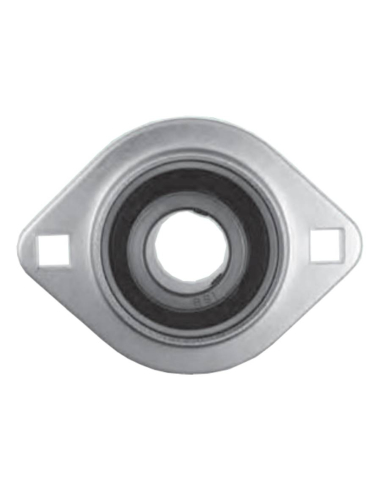 BPFL stamped sheet metal round bracket with SB206 bearing | Adajusa