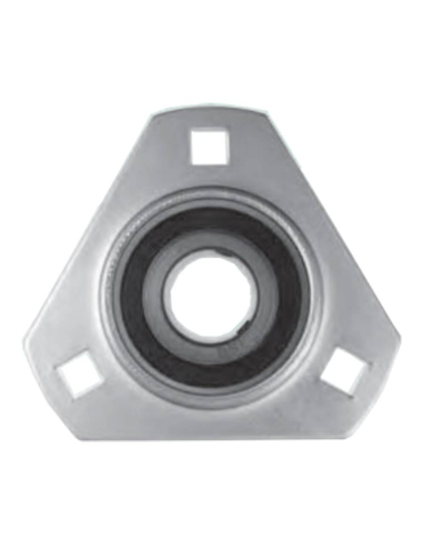 Triangular support in stamped sheet metal BPFT with bearing SA205 | Adajusa