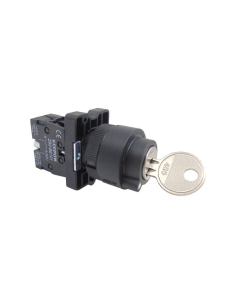 Selector 2 posiciones llave 1 contacto abierto (NA)