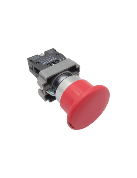 Metallic emergency stop pushbutton diameter 40 complete (push-turn)