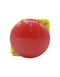 Front red 90 diameter screen pushbutton - Giovenzana 2