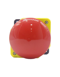 Caja pulsador de seta diámetro 90 roja 2