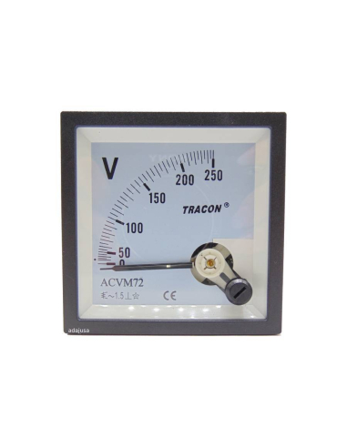 Voltmeter 72x72mm moving coil instrument | ADAJUSA : price