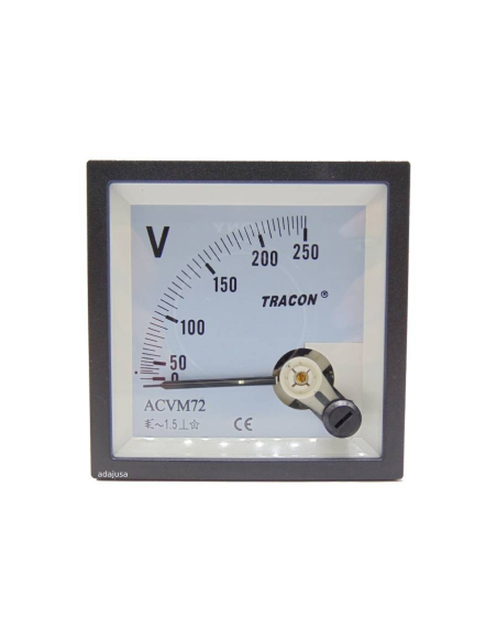 Voltmeter 72x72mm moving coil instrument | ADAJUSA : price