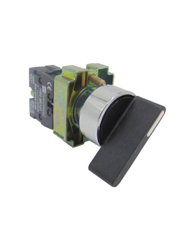 Selector 2 metal positions 1 open contact (NA) full long lever