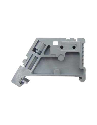 Side stop for DIN rail terminals