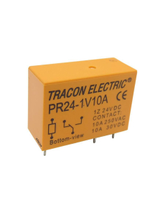 Miniature relay 1 contact 24Vdc 10A PR24-1V10A | ADAJUSA : price