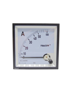 Ammeter direct measurement 50 A 96x96mm 96x96mm moving coil instrument | ADAJUSA : price 2