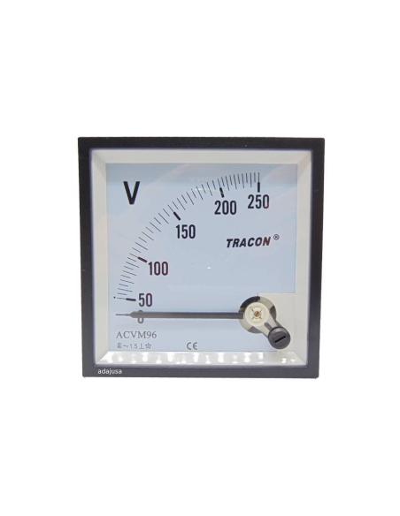 Voltímetro 0-250 Vac 96x96