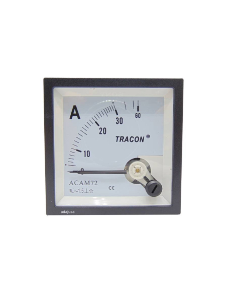 Ammeter direct measurement 30 A 72x72mm moving coil instrument | ADAJUSA : price