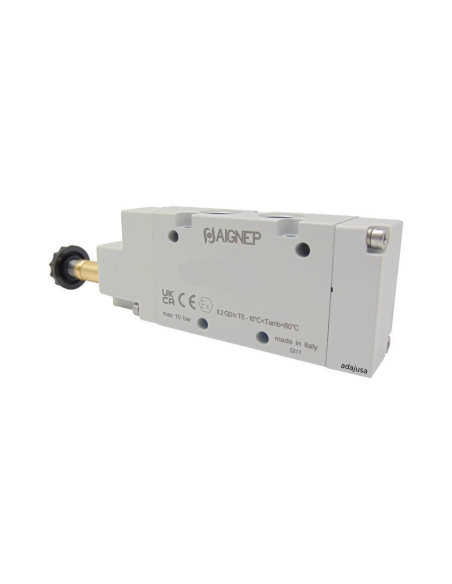 Solenoid valve 1/8 3/2 NO monostable 01V series : Aignep: ADAJUSA : price