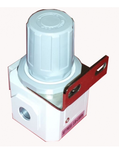 1/4 metal pressure regulator and pressure gauge - Mindman